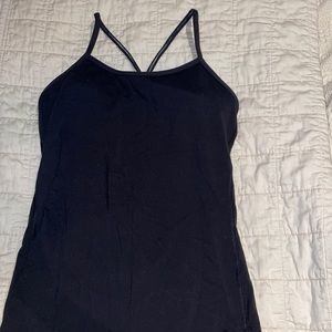 Lululemon black tank top size 8